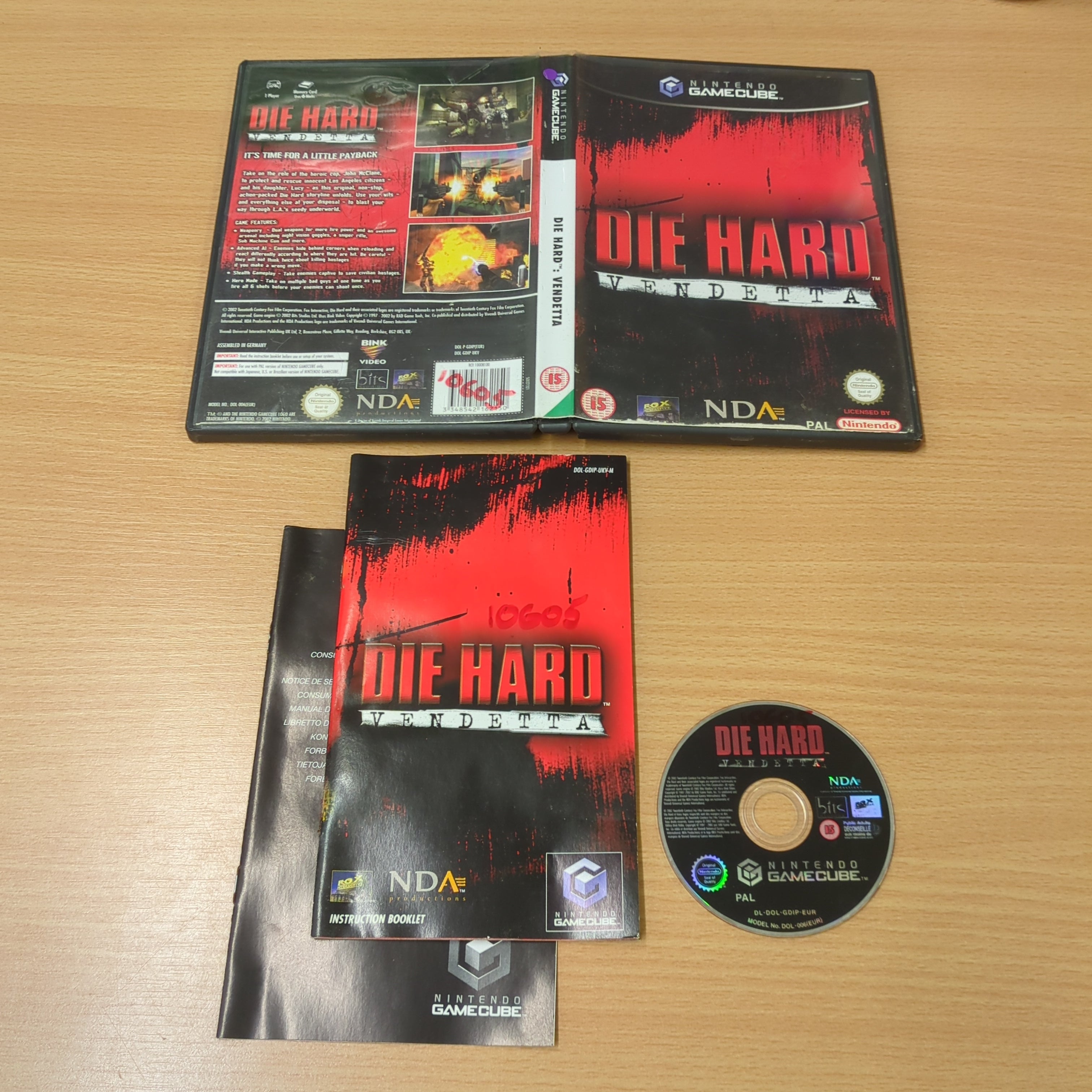 Die Hard Vendetta Nintendo GameCube game Die Hard Vendetta Nintendo GameCube game
